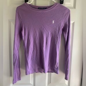 Ralph Lauren Sport Purple Long Sleeve Size small